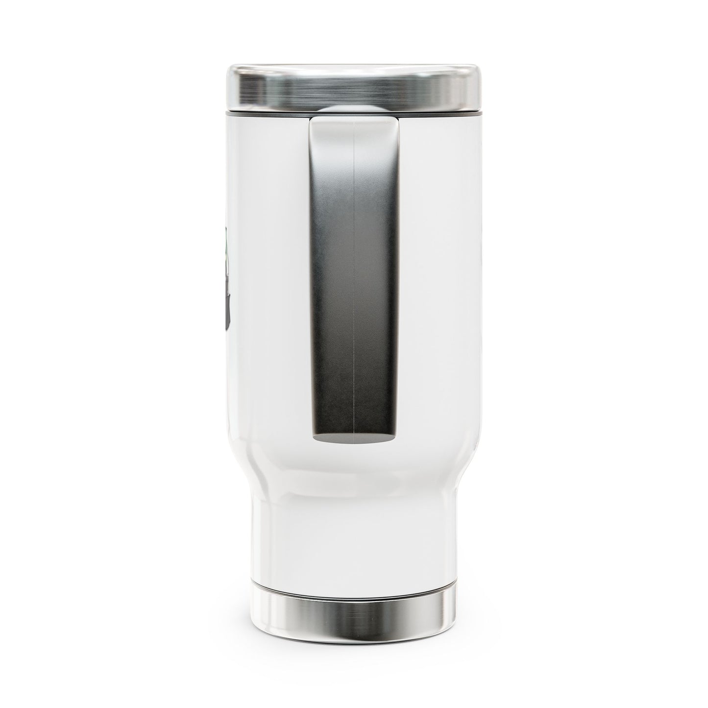 Stainless Steel Travel Mug with Handle, 14oz