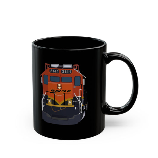 BNSF 3141 (EMD GP25) - Black Mug (11oz)