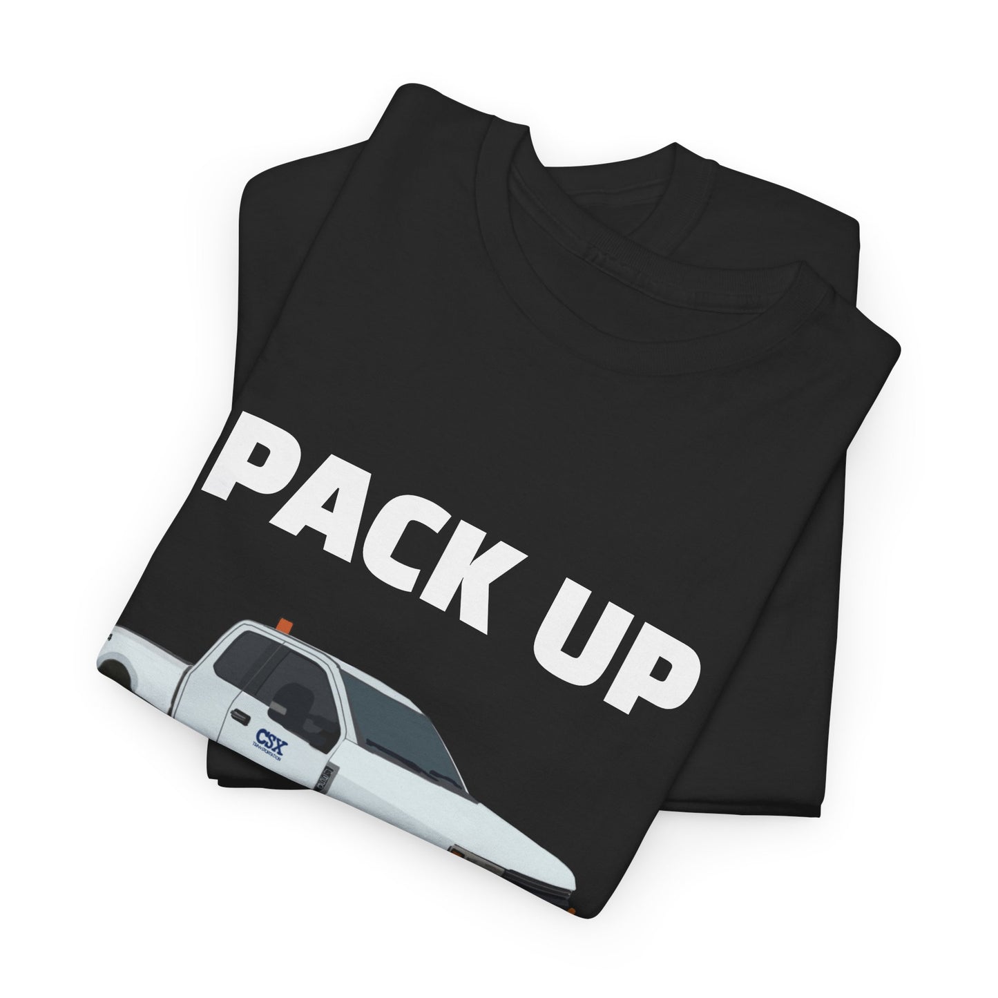 "Pack Up and Leave" - Funny Railroad Hi-Rail T-Shirt