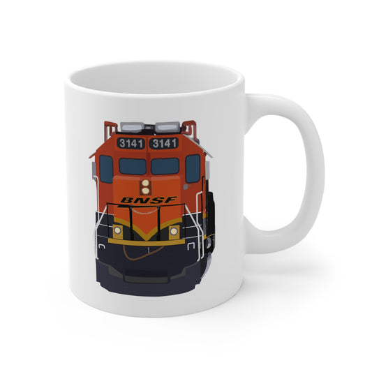 BNSF 3141 (EMD GP25) - Black Mug (11oz)