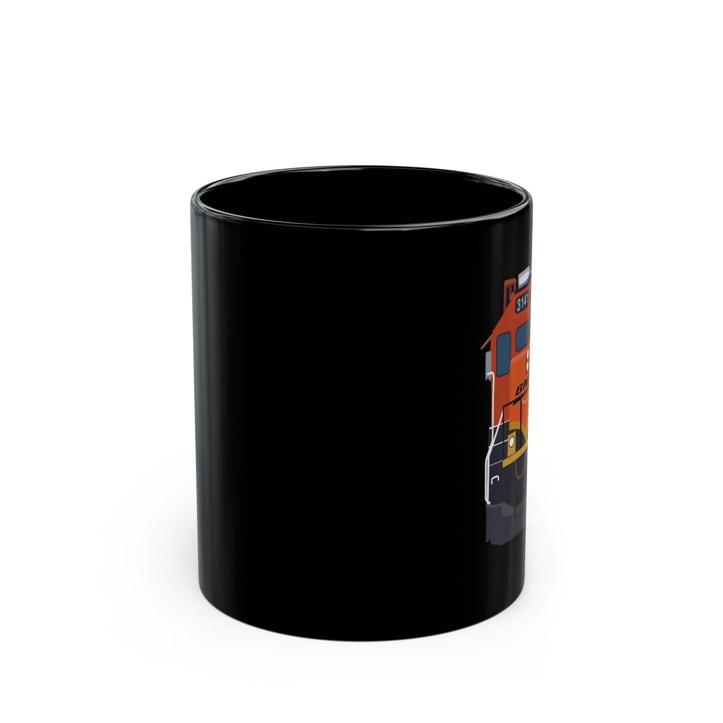 BNSF 3141 (EMD GP25) - Black Mug (11oz)